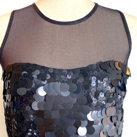 New Robert Rodriguez Sheer Sequins top and Paillettes in Silk - Picture 3 of 15
